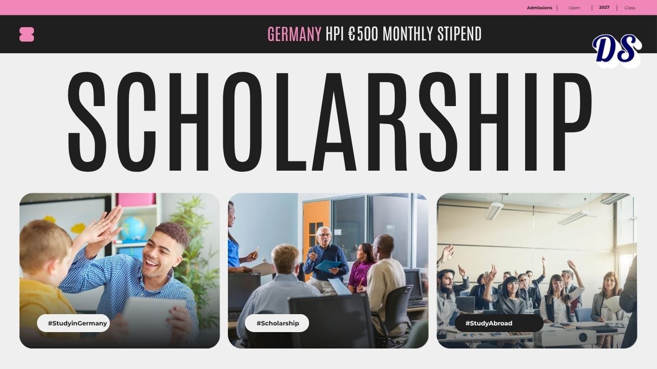 Germany HPI Scholarships 2026 Open with €500 Stipend Open
