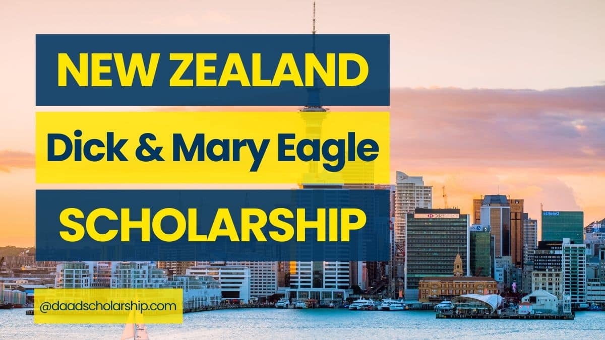 Dick and Mary Earle Scholarships 2024 at Universities of New Zealand