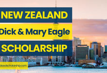 Dick and Mary Earle Scholarships 2026 at Universities of New Zealand Open