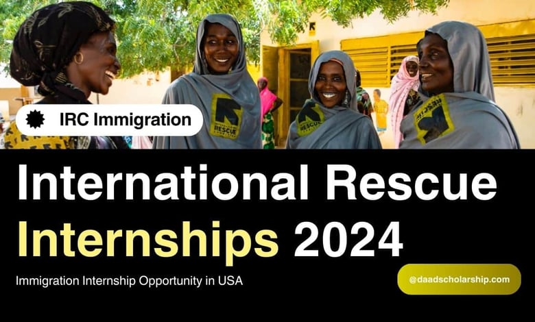 International Rescue Committee Immigration Internship 2024