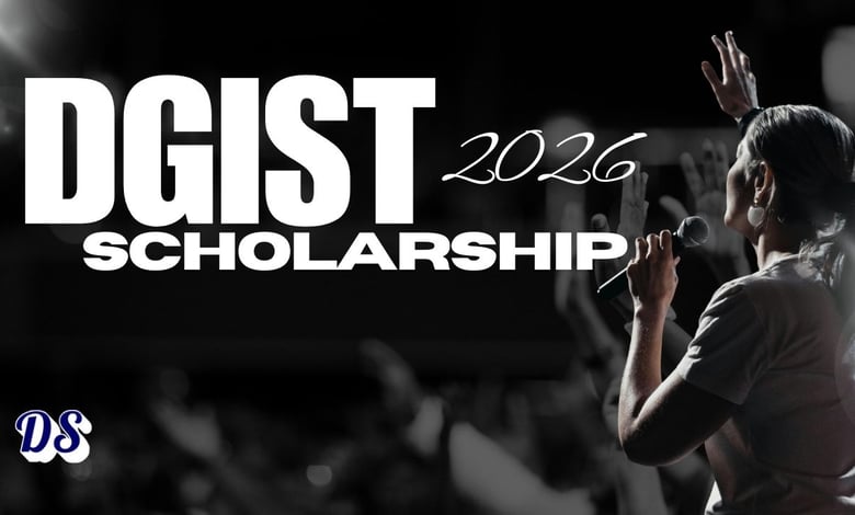 DGIST International Scholarships 2026 for Undergrad Degree Admissions