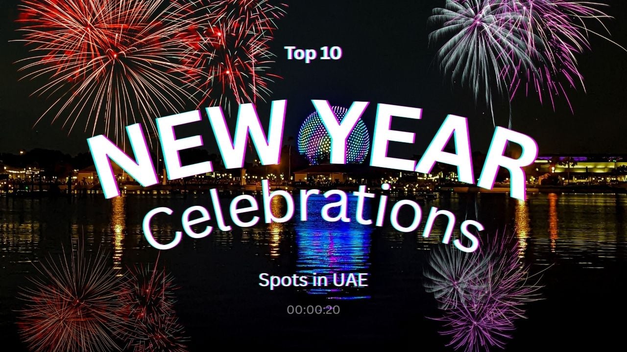 Top 10 New Year 2026 Celebration Spots in UAE for Everyone With Fireworks and Drone Shows