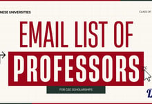 51 Email List of Chinese Professors for CSC Scholarship 2027 51 Chinese Universities Faculty Directories