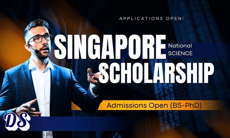 Singapore National Science Scholarship 2026 for BS-PhD Admissions Open