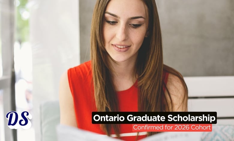 Ontario Graduate $15,000 Scholarship (OGS) 2026 of Canada Open