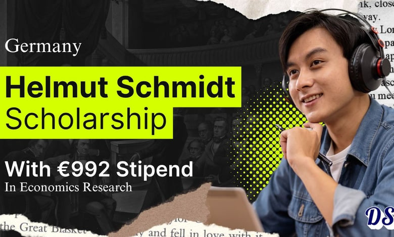 German DAAD Helmut Schmidt Scholarships 2027 in Economics With €992 Monthly Stipend and Allowances