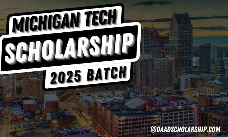 Michigan Tech Undergraduate Research Scholarship 2025