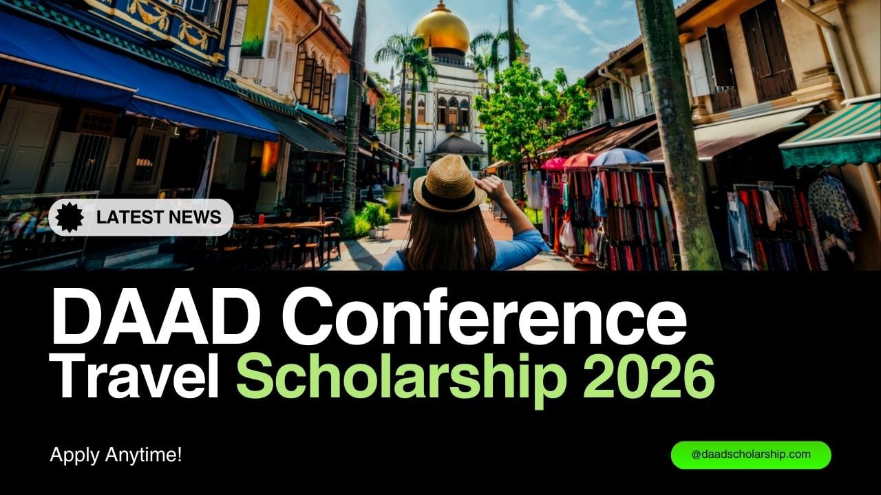 DAAD Conference Travel Scholarship 2026 for Doctoral Researchers and Students