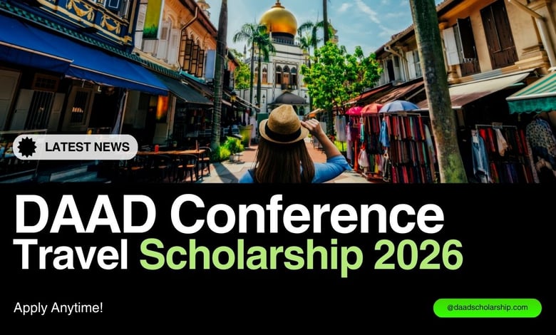 DAAD Conference Travel Scholarship 2026 for Doctoral Researchers and Students