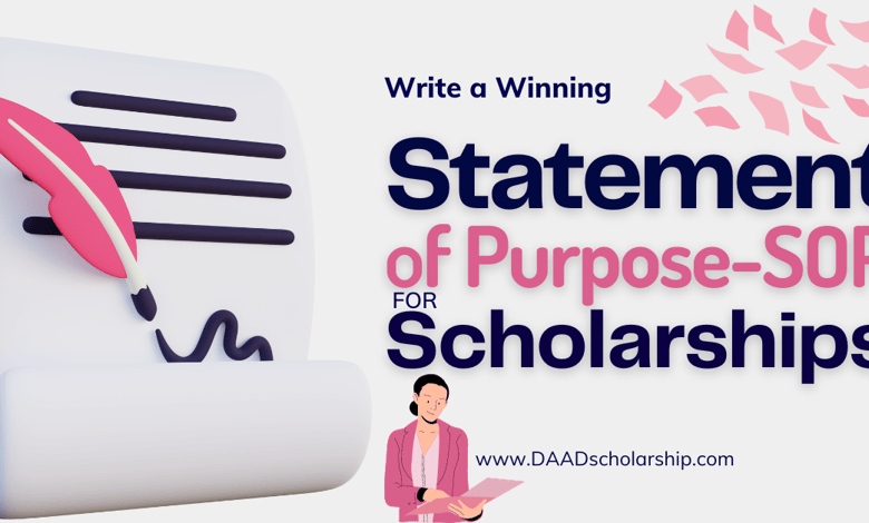 Statement of Purpose (SOP) for Scholarships in 2024