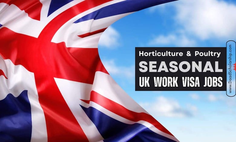 Seasonal Horticulture and Poultry Skill Shortage Jobs in UK for 2024