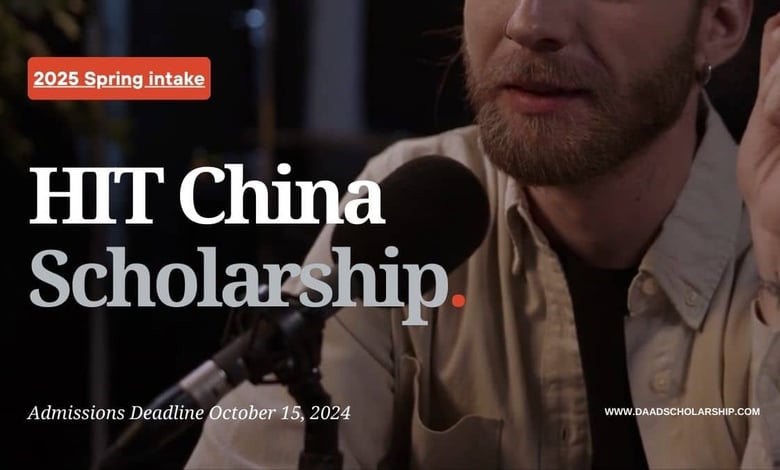 2025 Spring intake HIT Scholarship Deadline October 15, 2024