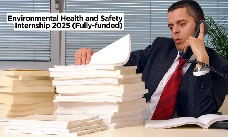 Environmental Health and Safety Internship 2025 (Fully-funded)