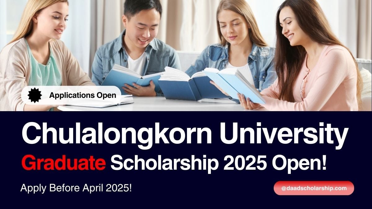 Chulalongkorn University Fully Funded Graduate Scholarships 2025