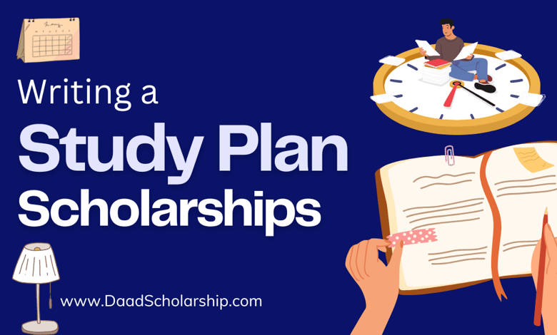 How to Write Study Plan for Scholarship Application
