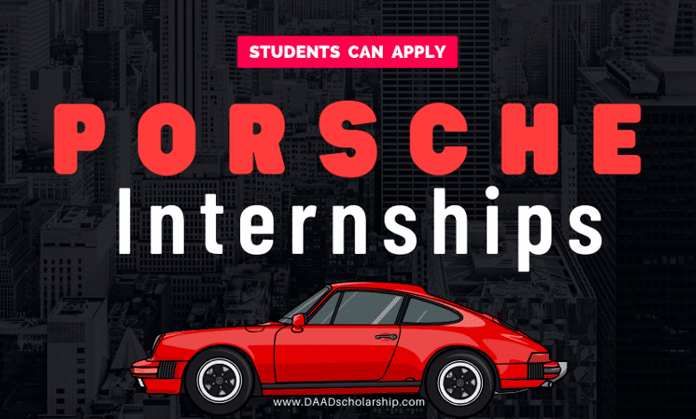 Internship at Porsche 2024 Accelerate Your Career