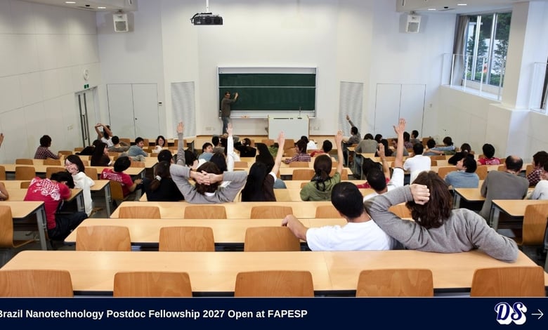 Brazil Nanotechnology Postdoc Fellowship 2027 Open at FAPESP