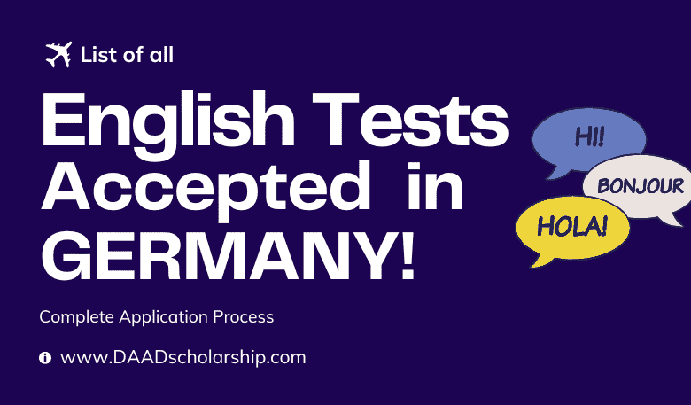English Language Tests Accepted in Germany 2023