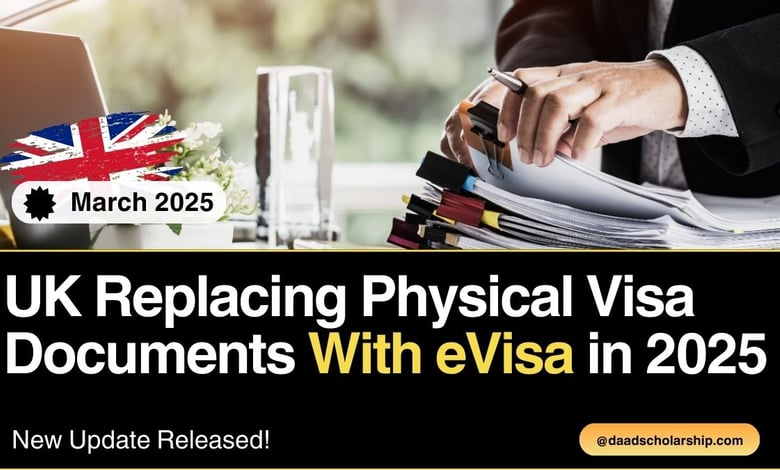 UK to Completely Replace Physical Visa Documents with eVisa in 2025