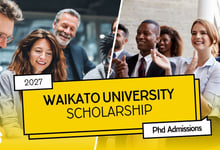 Can You Get Phd Scholarship at University of Waikato to Study for Free in New Zealand in 2027 - Lets find Out