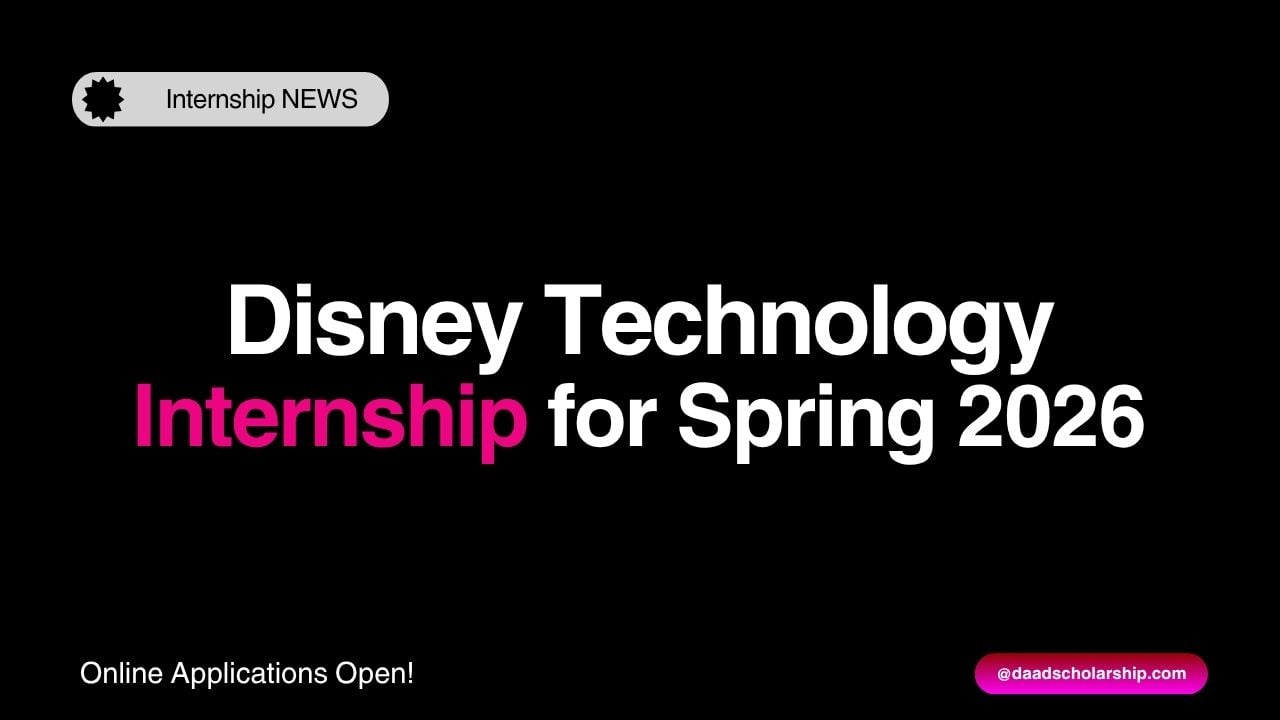 Disney Technology Internship 2026 in Philadelphia