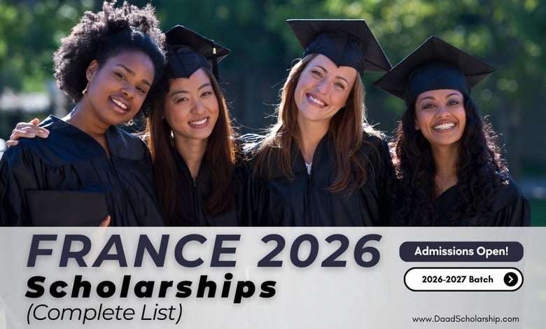 List of Fully Funded Scholarships in France 2026 for International Students