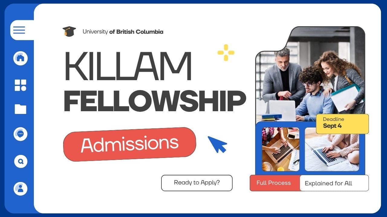 UBC Killam Fellowship 2027 Open With Easy Application Process