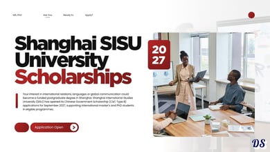 Shanghai International Studies University CSC Scholarship 2027 Application Process