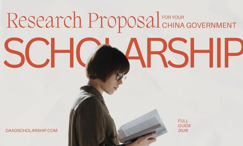 Research Proposal for China Government CSC Scholarship 2026 Applications