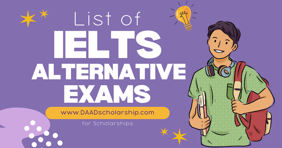 List of IELTS Alternatives for Scholarships in 2024