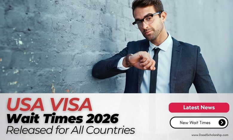 US Visa Appointment Wait Times Released for All Countries for January 2026 Onwards