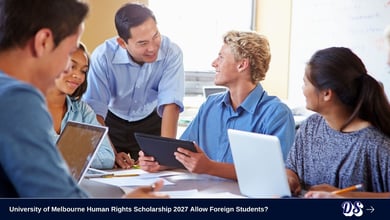 University of Melbourne Human Rights Scholarship 2027 Allow Foreign Students