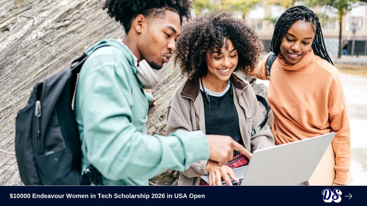 $10000 Endeavour Women in Tech Scholarship 2026 in USA Open