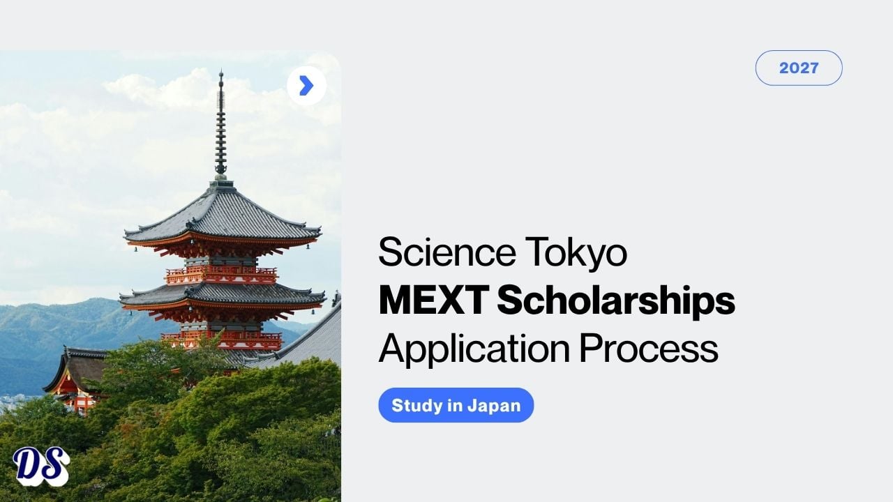 Science Tokyo MEXT Scholarship 2027 Is Open — Full Application Process Explained