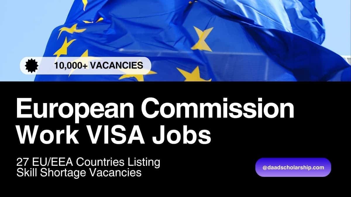 European Commission Work VISA Jobs 2024 from 27 Countries