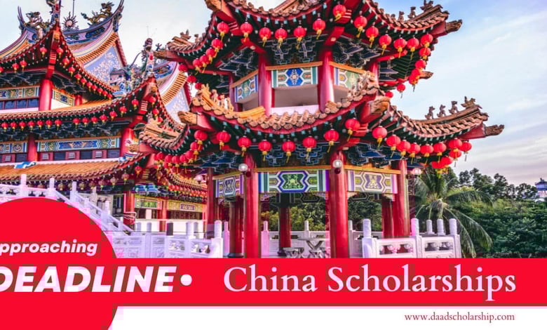 Chinese Scholarships Approaching Deadlines in July and August 2024