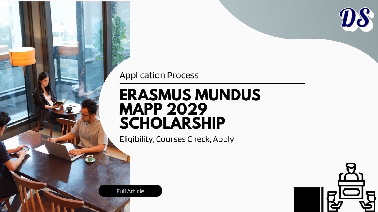 Application Method: Erasmus Mundus MAPP Scholarship 2027–2029 Admissions Routes