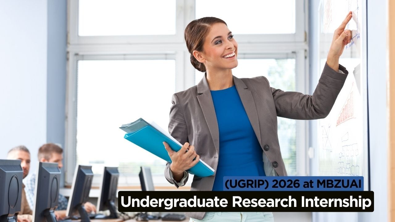 Undergraduate UGRIP Research Internship 2026 at MBZUAI