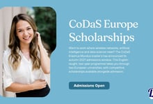 CoDaS Europe Scholarships 2027 in Communications and Data Science Process of Application
