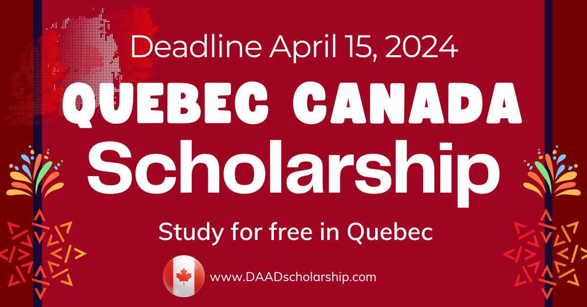 Canadian Quebec Scholarships 2024 for Francophone Students