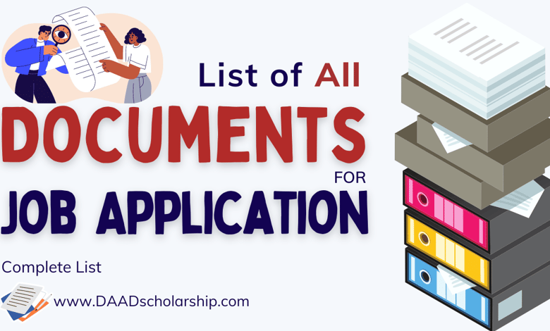 Documents Required for Job Applications in 2024