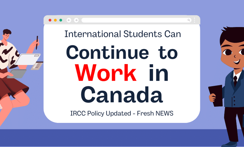 Students Can Continue Working in Canada in 2024