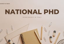 Italy National PhD 82 Scholarships 2027 Open at University of Trento