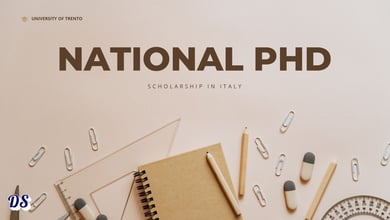 Italy National PhD 82 Scholarships 2027 Open at University of Trento
