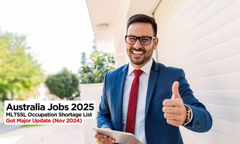 Australia Work Visa Jobs Eligible for MLTSSL Occupation Shortage List (Nov 2024 Update)