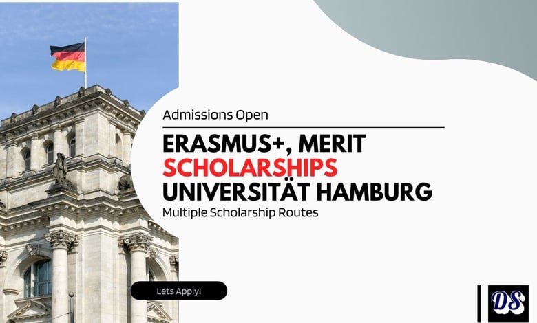 Erasmus+, Deutschlandstipendium, Merit Fully-funded Scholarships 2027 Open at Universität Hamburg