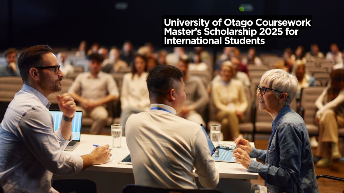 University of Otago Coursework Master’s Scholarship 2025 for International Students