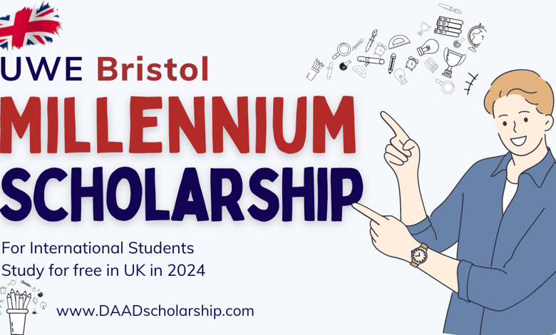 UWE Bristol Millennium Scholarship 2024 for International Students