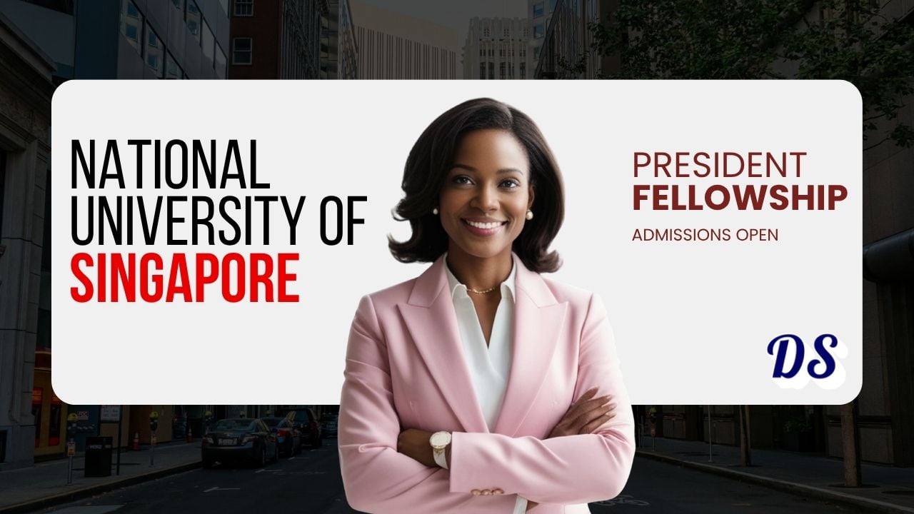 President Graduate Fellowship 2027 at National University of Singapore Open