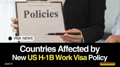 List of Countries Affected by New US H-1B Visa Policy